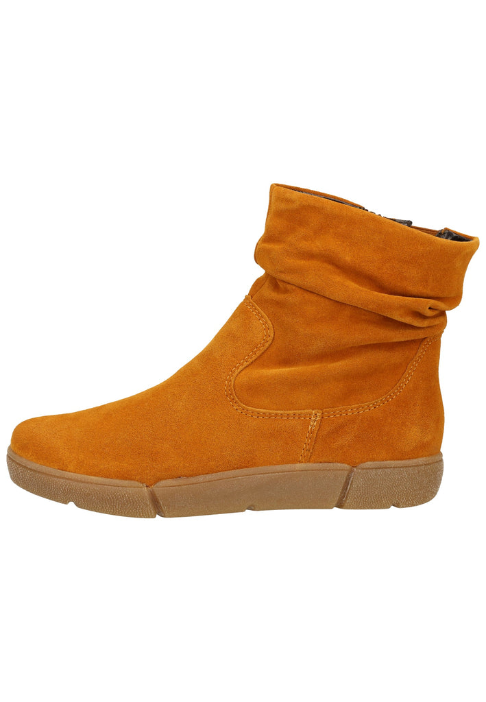 ara Stiefelette Veloursleder Curry