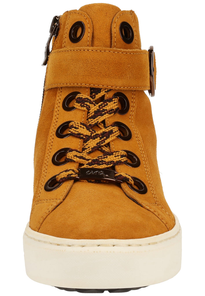ara Stiefelette Veloursleder Curry