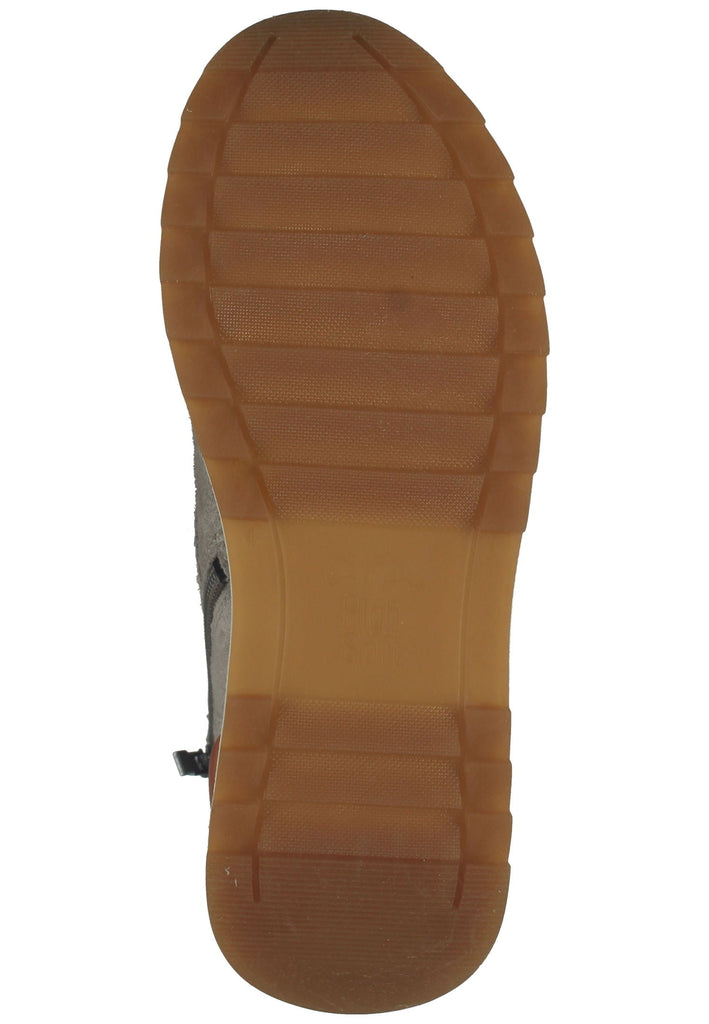 ara Stiefelette Veloursleder Dunkelbeige Warmfutter