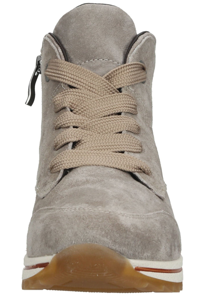 ara Stiefelette Veloursleder Dunkelbeige Warmfutter