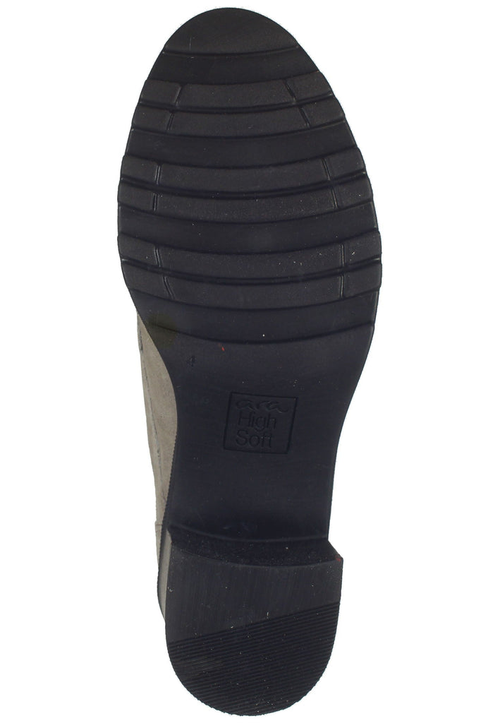 ara Stiefelette Veloursleder Dunkelbeige Warmfutter