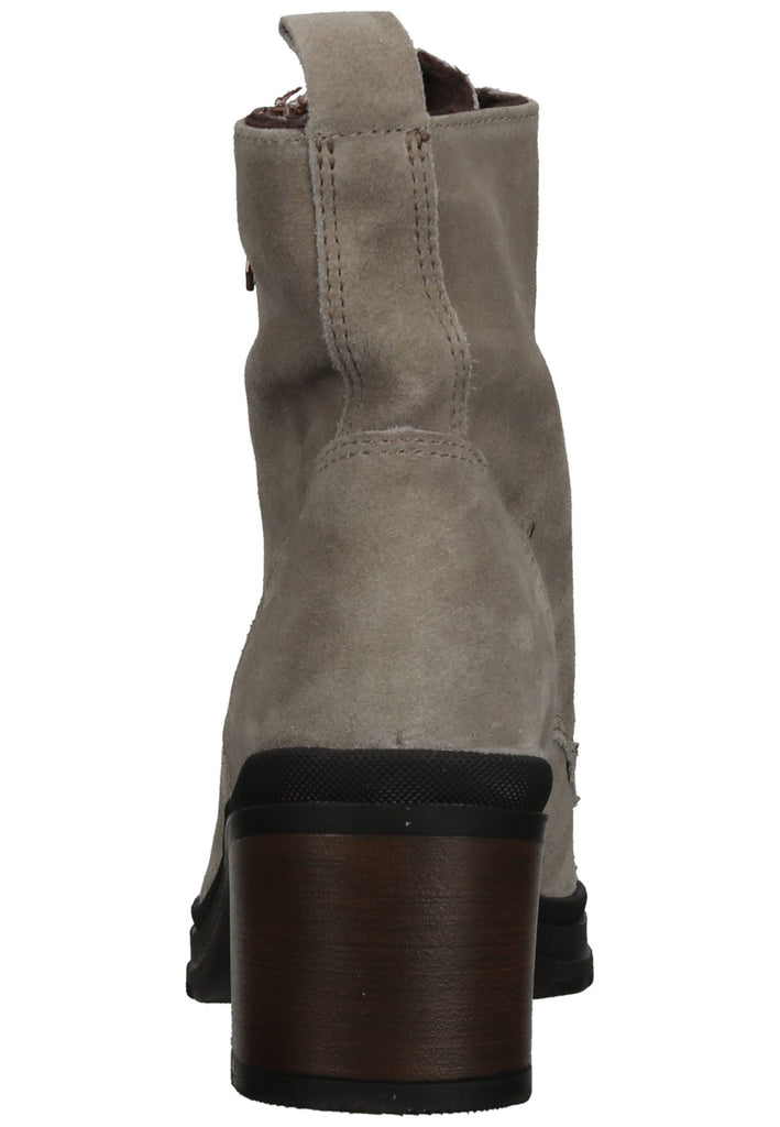 ara Stiefelette Veloursleder Dunkelbeige Warmfutter