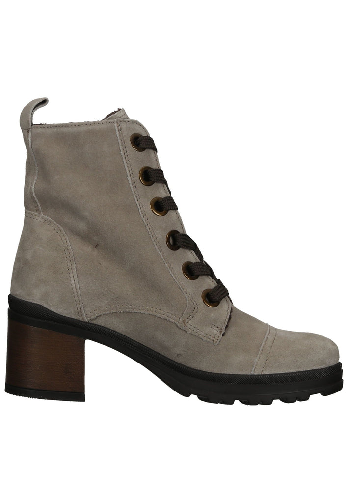 ara Stiefelette Veloursleder Dunkelbeige Warmfutter