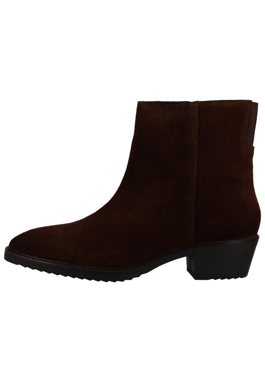 ara Stiefelette Veloursleder Dunkelbraun