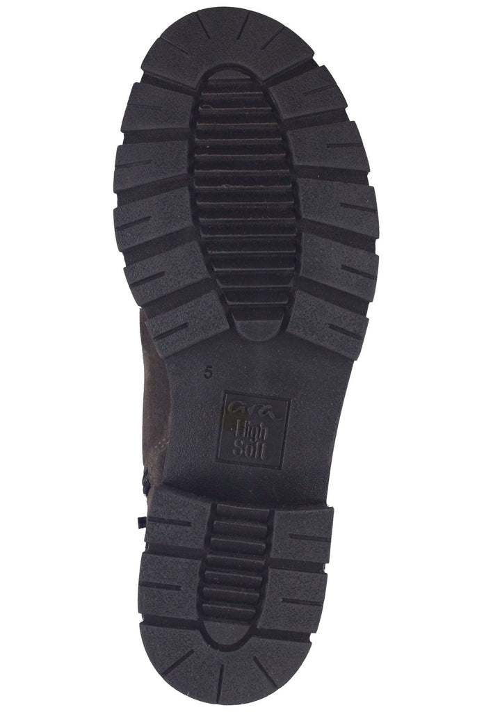 ara Stiefelette Veloursleder Dunkelgrün