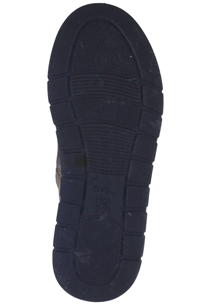 ara Stiefelette Veloursleder Dunkelgrün