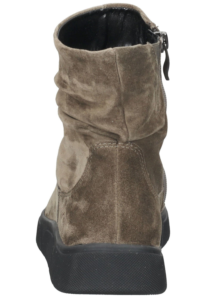 ara Stiefelette Veloursleder Dunkelgrün