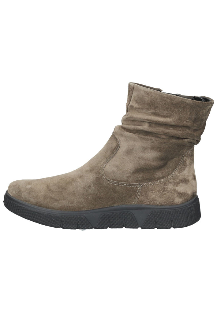 ara Stiefelette Veloursleder Dunkelgrün