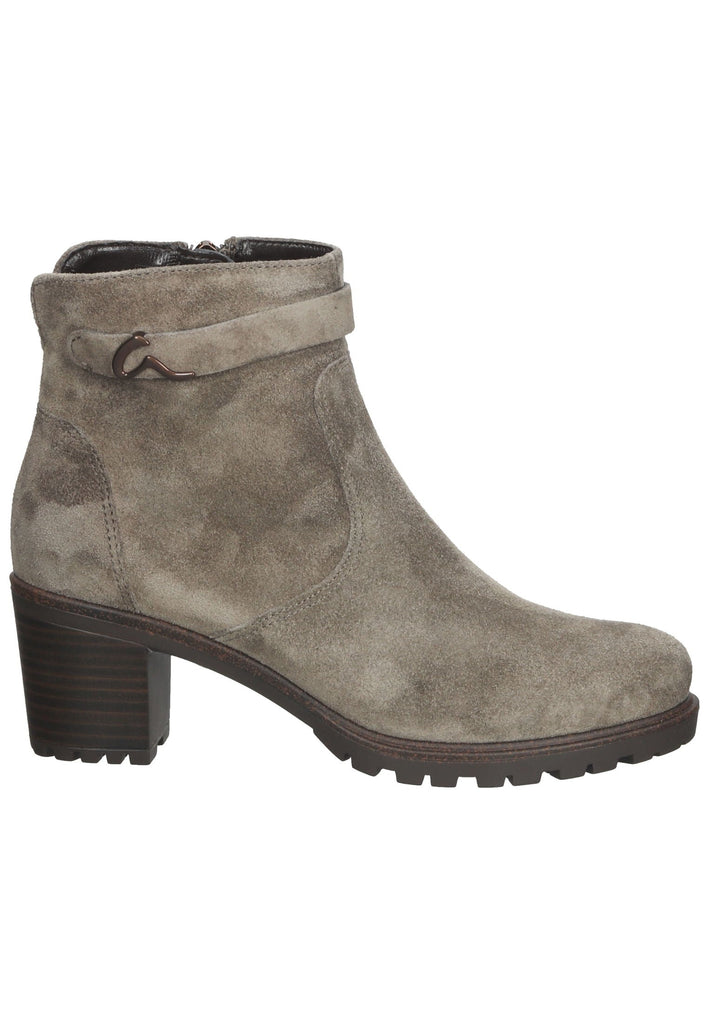 ara Stiefelette Veloursleder Dunkelgrün