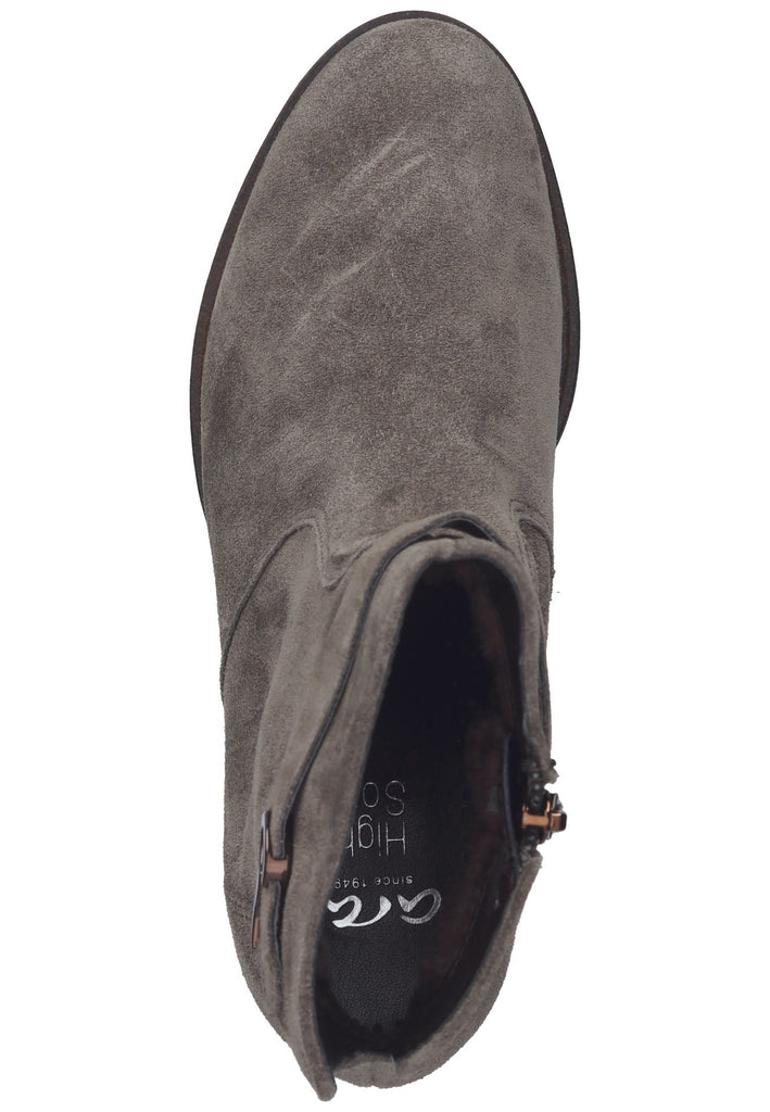 ara Stiefelette Veloursleder Dunkelgrün