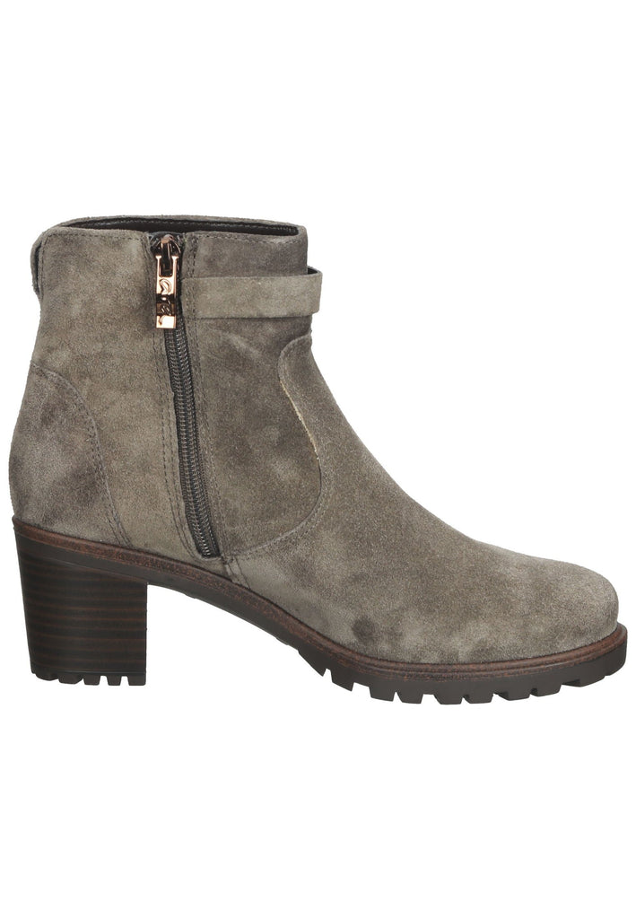 ara Stiefelette Veloursleder Dunkelgrün