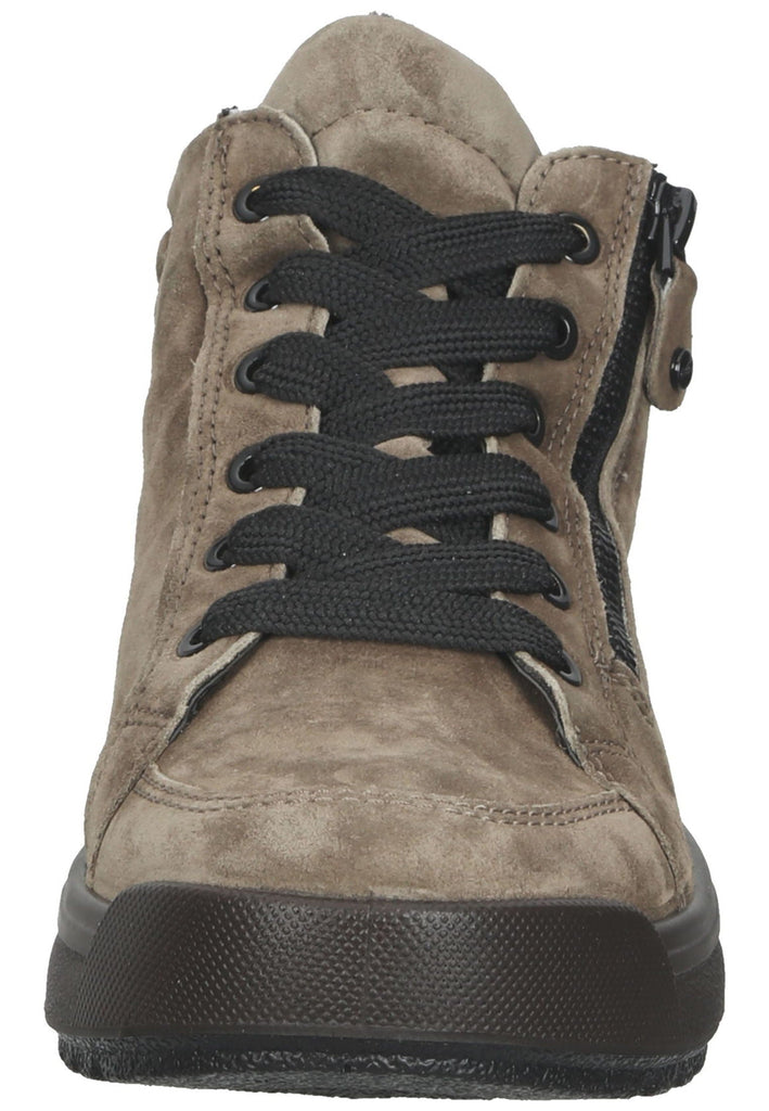 ara Stiefelette Veloursleder Dunkelgrün Warmfutter