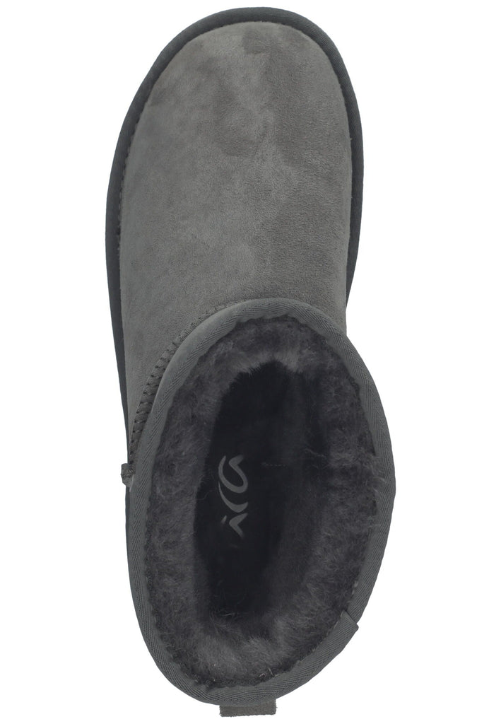 ara Stiefelette Veloursleder Grau Warmfutter
