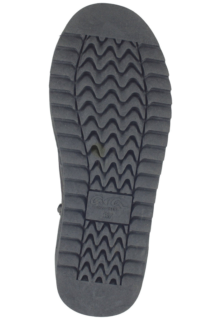 ara Stiefelette Veloursleder Grau Warmfutter