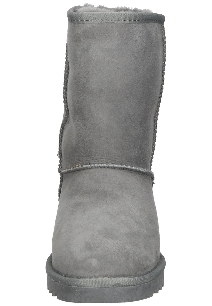 ara Stiefelette Veloursleder Grau Warmfutter
