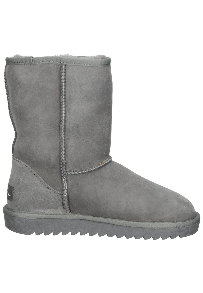 ara Stiefelette Veloursleder Grau Warmfutter