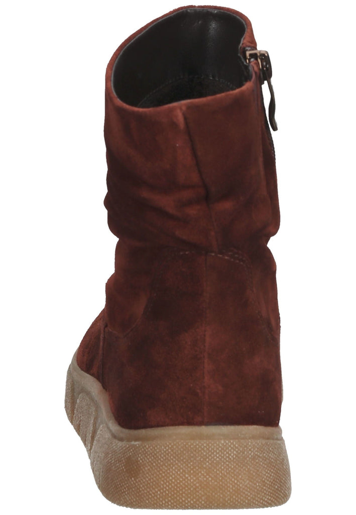 ara Stiefelette Veloursleder Marrone