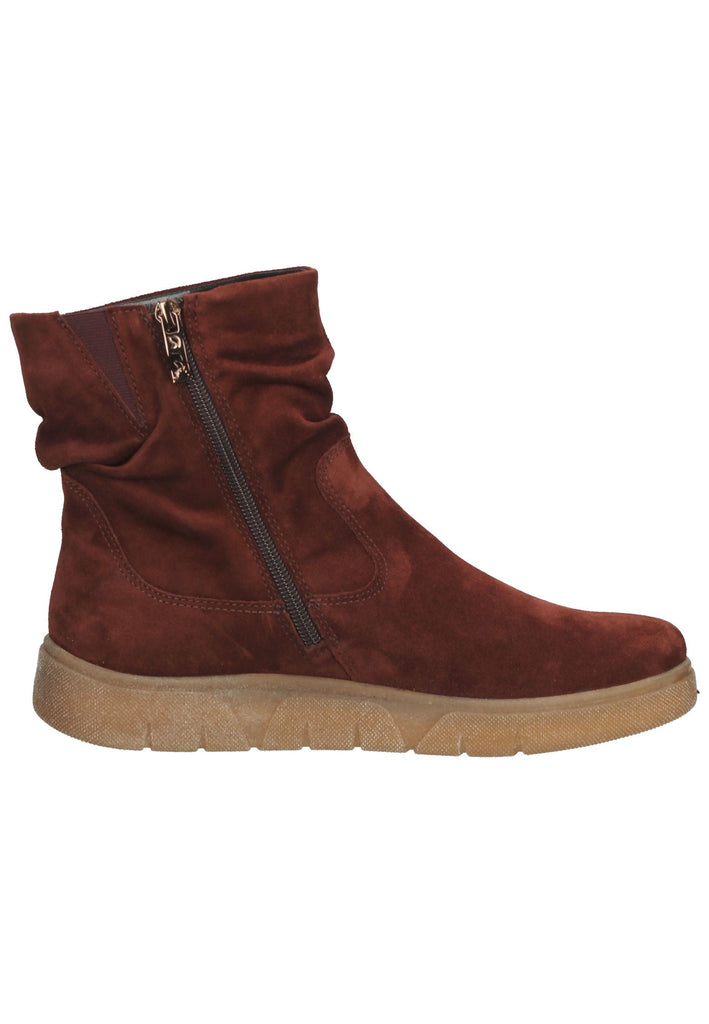 ara Stiefelette Veloursleder Marrone
