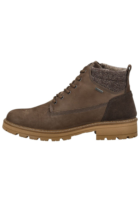 ara Stiefelette Veloursleder Marrone Warmfutter