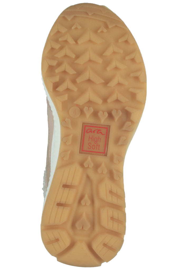 ara Stiefelette Veloursleder Nude Warmfutter