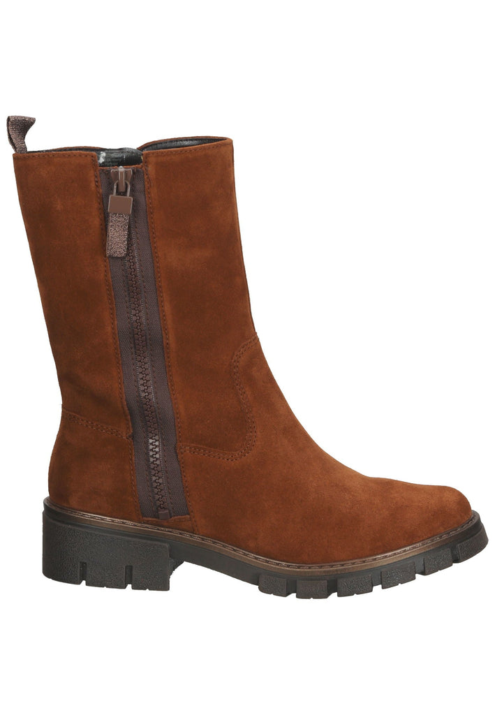 ara Stiefelette Veloursleder Nut