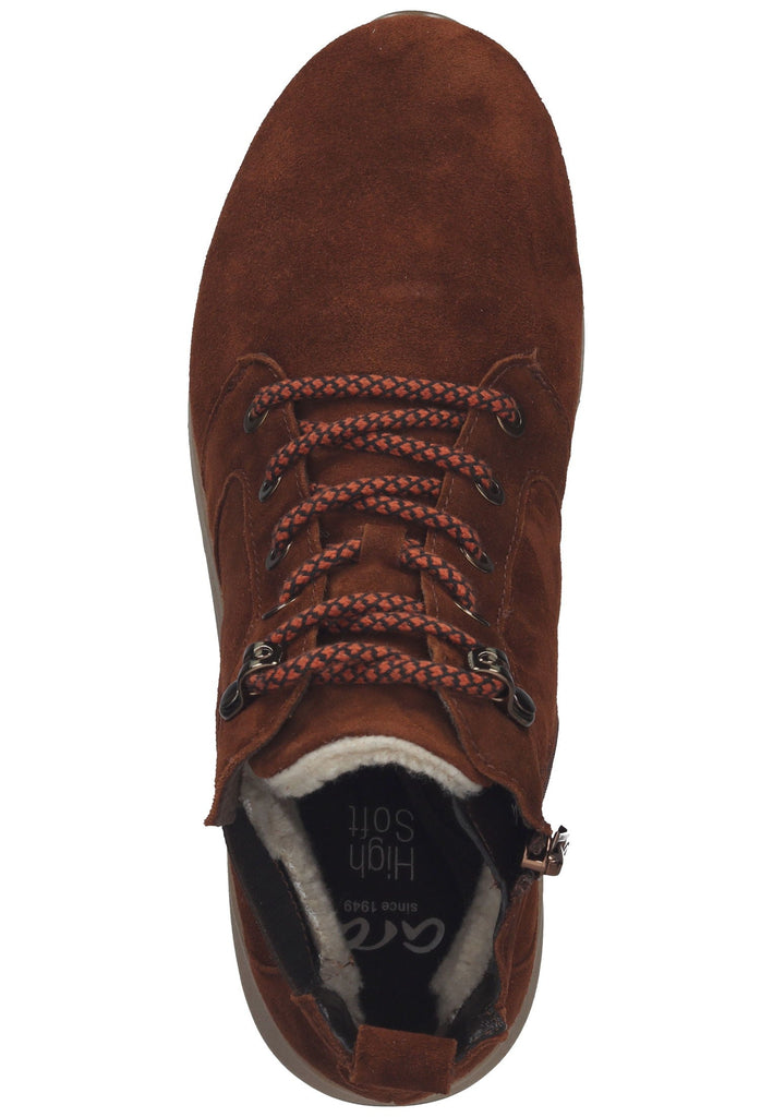 ara Stiefelette Veloursleder Nut
