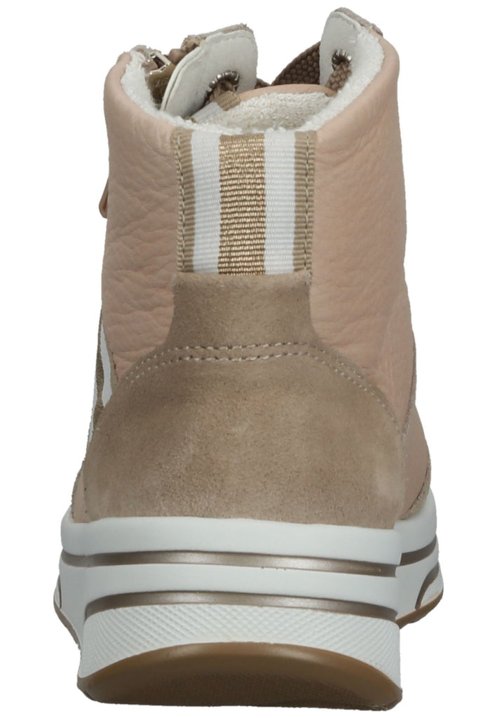 ara Stiefelette Veloursleder Sand