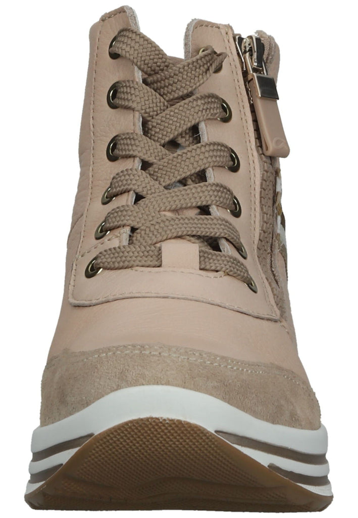 ara Stiefelette Veloursleder Sand