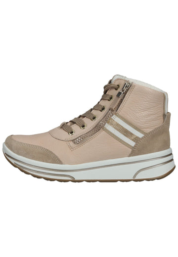 ara Stiefelette Veloursleder Sand