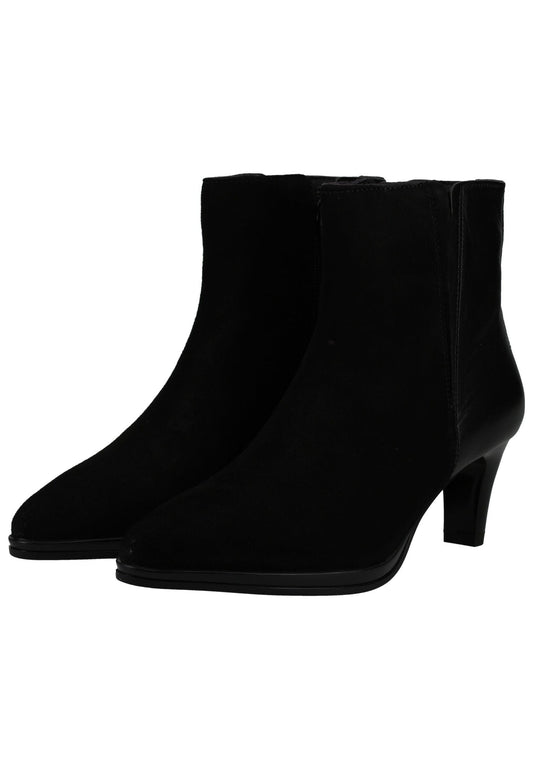 ara Stiefelette Veloursleder Schwarz