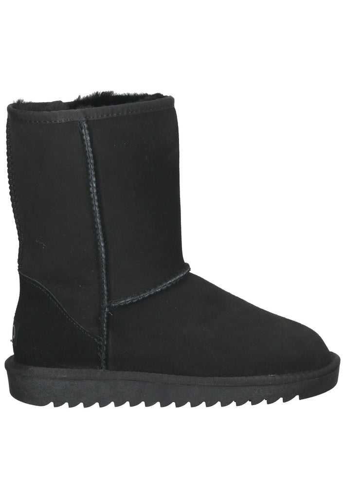 ara Stiefelette Veloursleder Schwarz Warmfutter