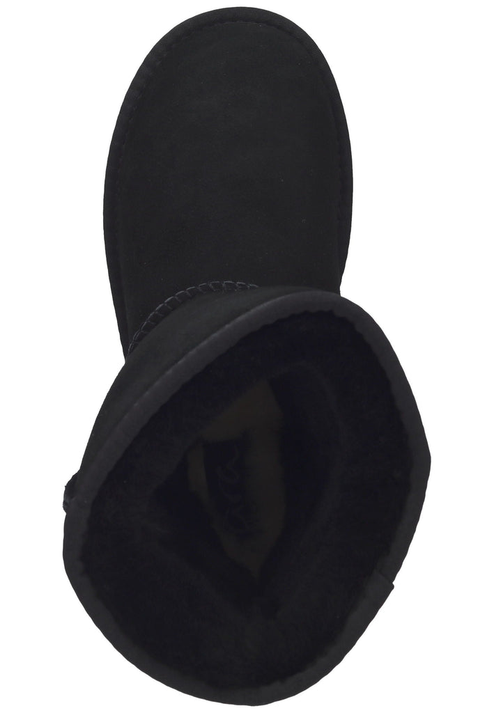 ara Stiefelette Veloursleder Schwarz Warmfutter