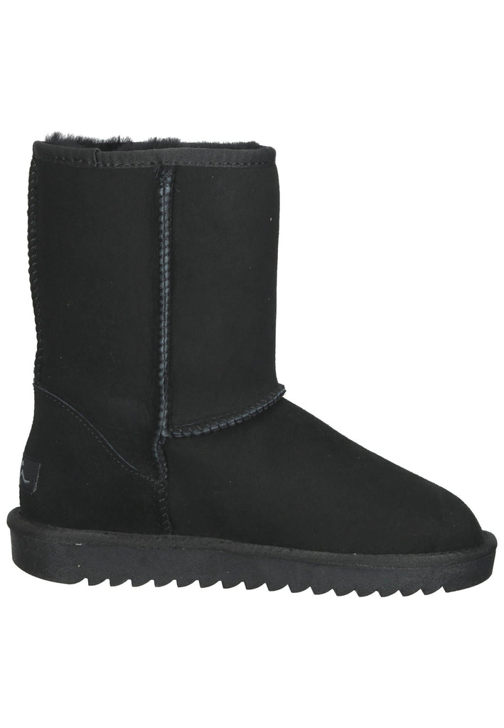 ara Stiefelette Veloursleder Schwarz Warmfutter