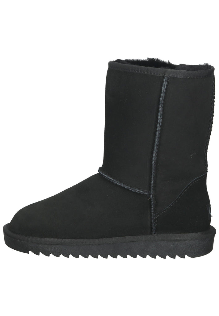 ara Stiefelette Veloursleder Schwarz Warmfutter