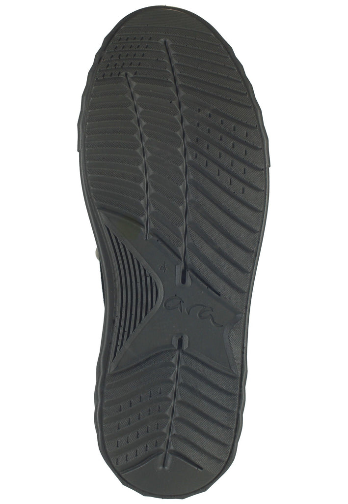 ara Stiefelette Veloursleder Schwarz Warmfutter