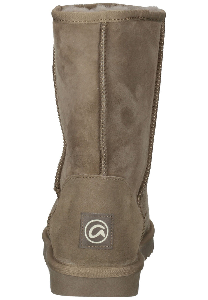 ara Stiefelette Veloursleder Taupe Warmfutter