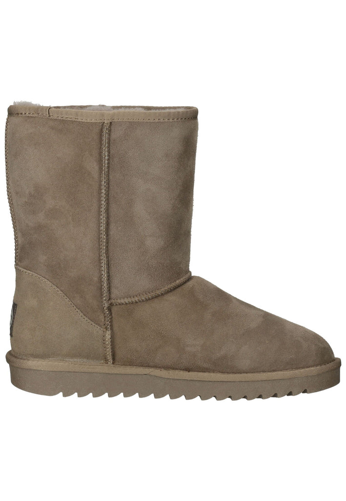 ara Stiefelette Veloursleder Taupe Warmfutter
