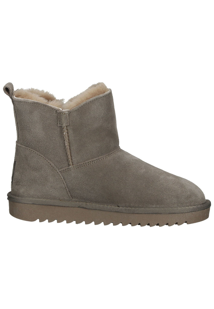 ara Stiefelette Veloursleder Taupe Warmfutter