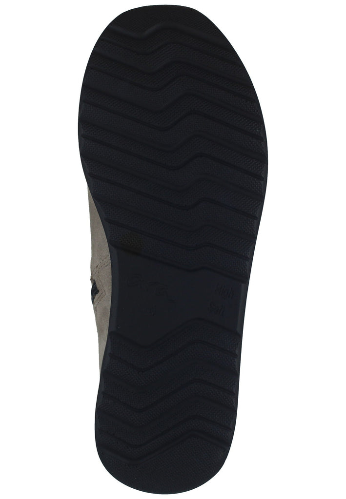 ara Stiefelette Veloursleder/Textil Dunkelbeige