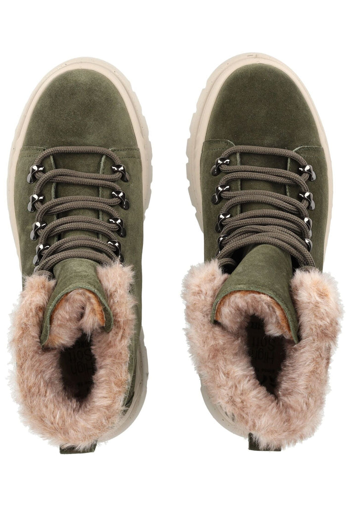 ara Stiefelette Veloursleder/Textil Forest Warmfutter