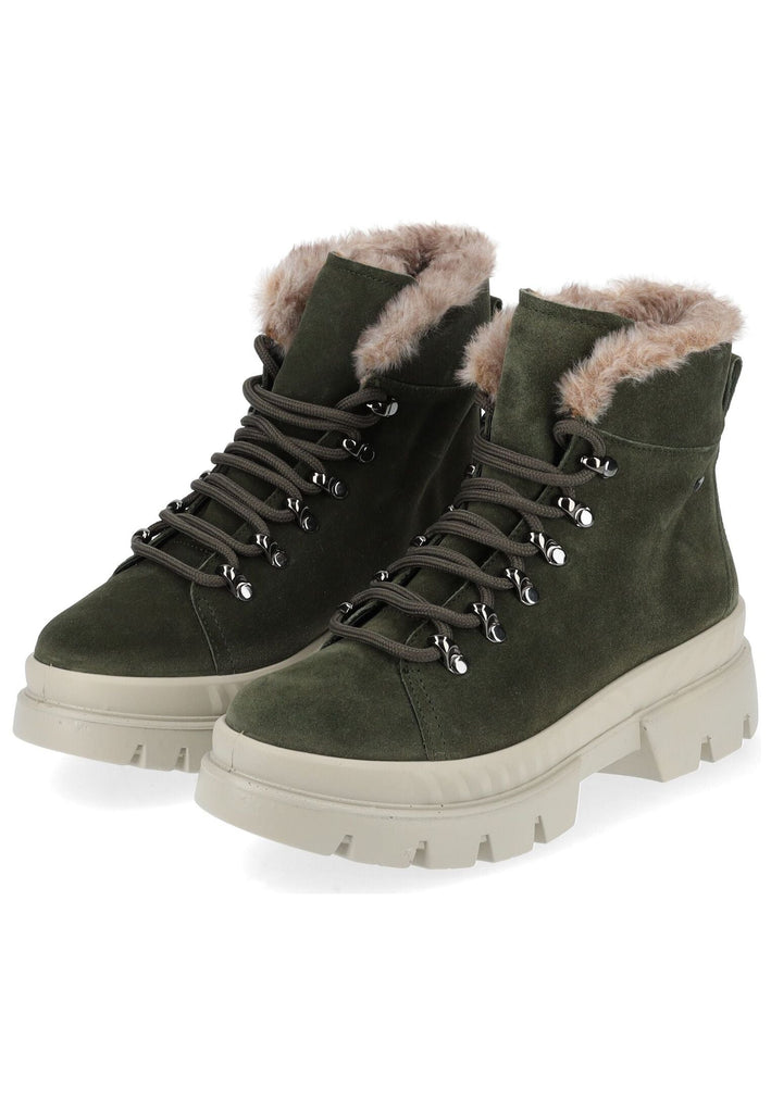 ara Stiefelette Veloursleder/Textil Forest Warmfutter