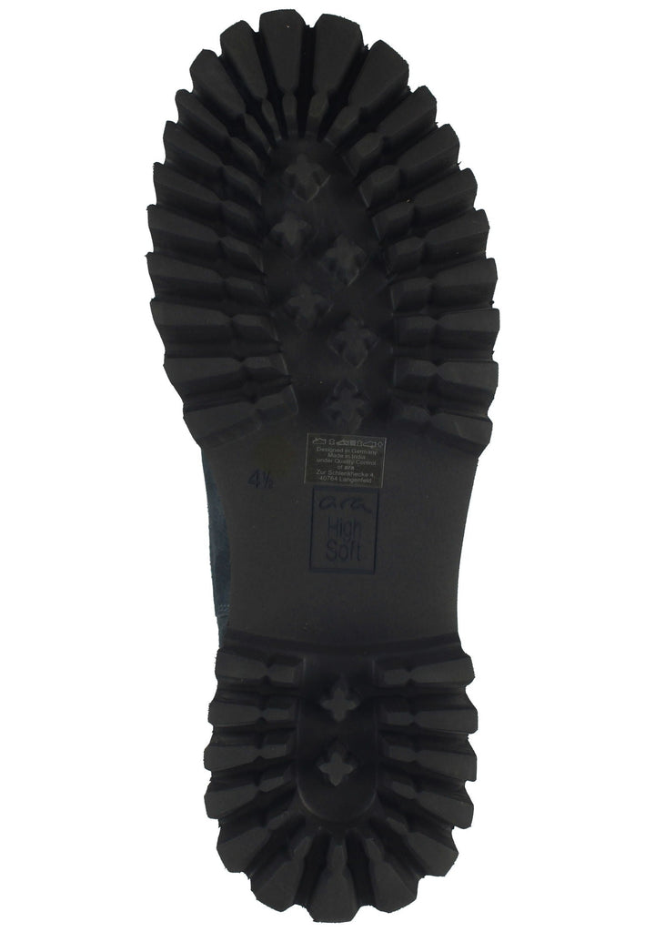 ara Stiefelette Veloursleder/Textil Grau