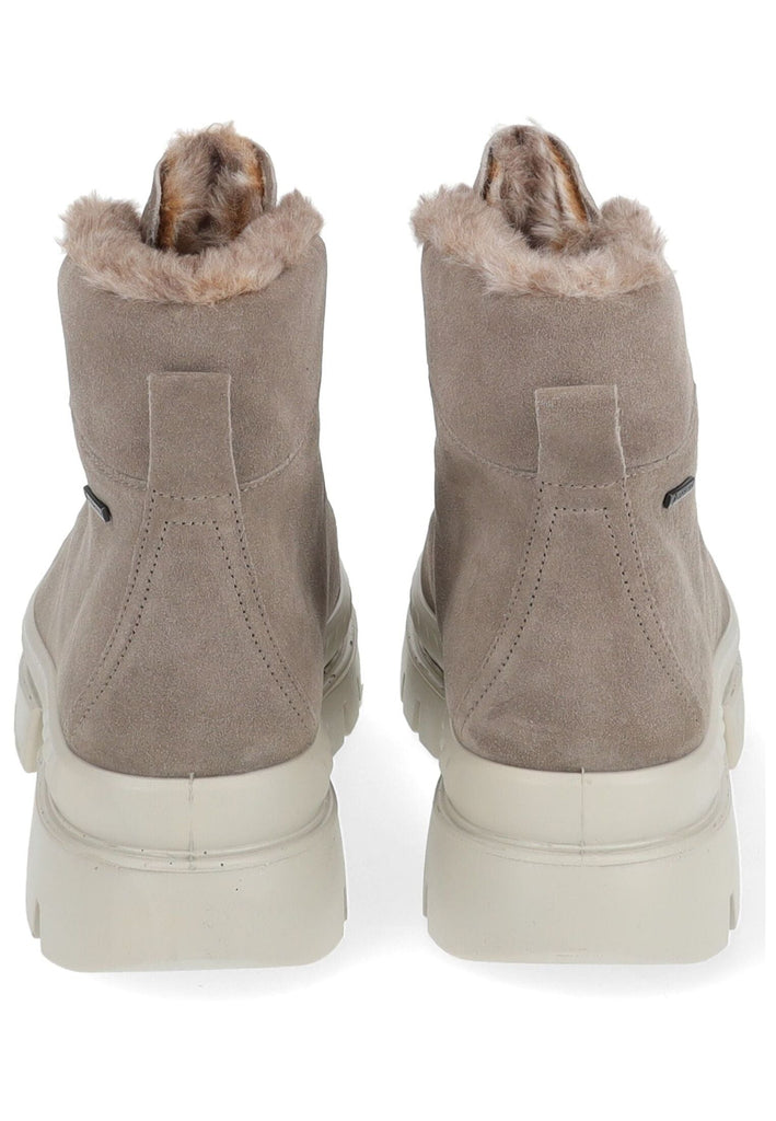 ara Stiefelette Veloursleder/Textil Grau Warmfutter
