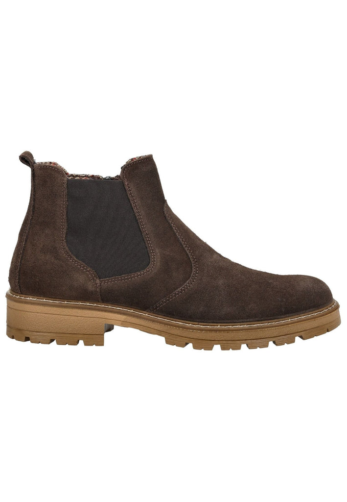 ara Stiefelette Veloursleder/Textil Kastanie