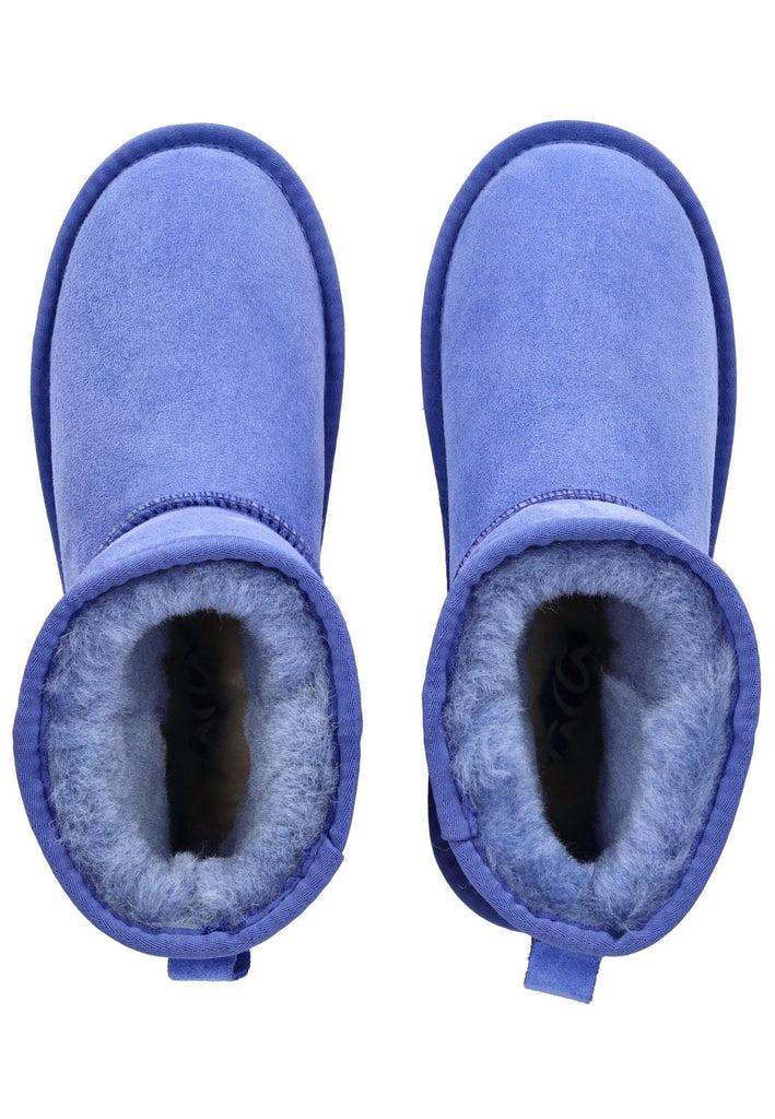 ara Stiefelette Veloursleder/Textil Mittelblau Warmfutter