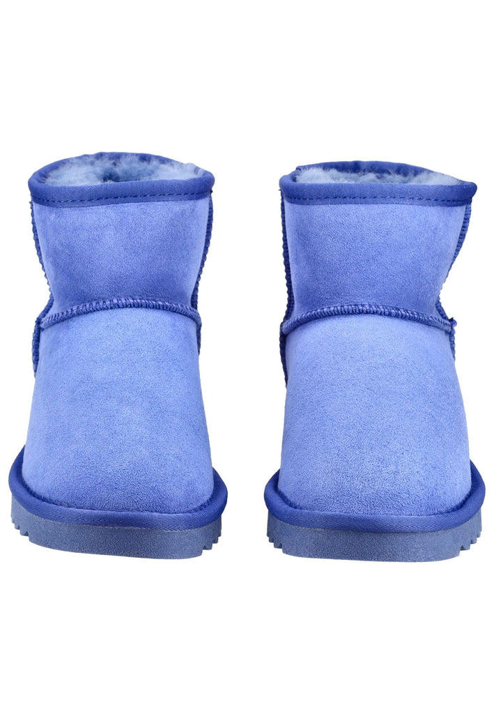 ara Stiefelette Veloursleder/Textil Mittelblau Warmfutter