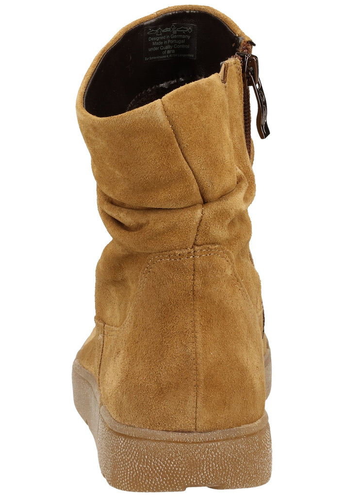 ara Stiefelette Veloursleder Toffee