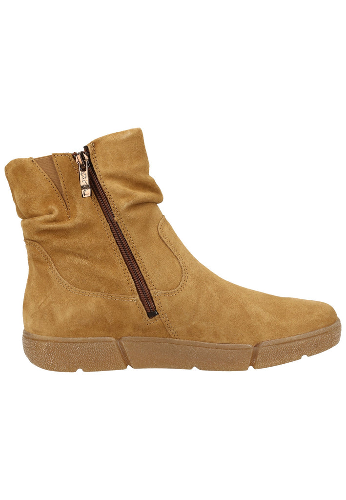 ara Stiefelette Veloursleder Toffee