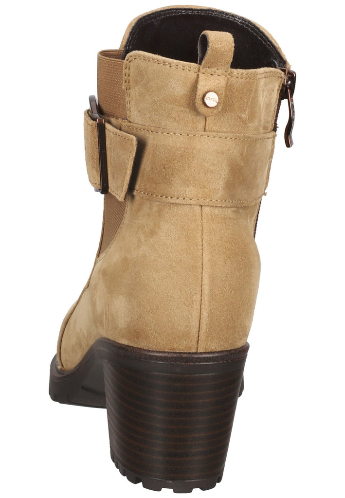 ara Stiefelette Veloursleder Toffee Warmfutter