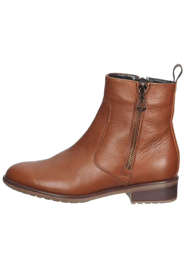 Stiefeletten ara Stiefelette Glattleder Cognac